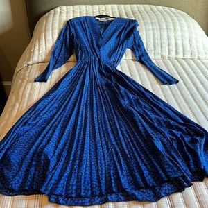 Career Collection Tall Long Sleeved Patterned MIDI Dress